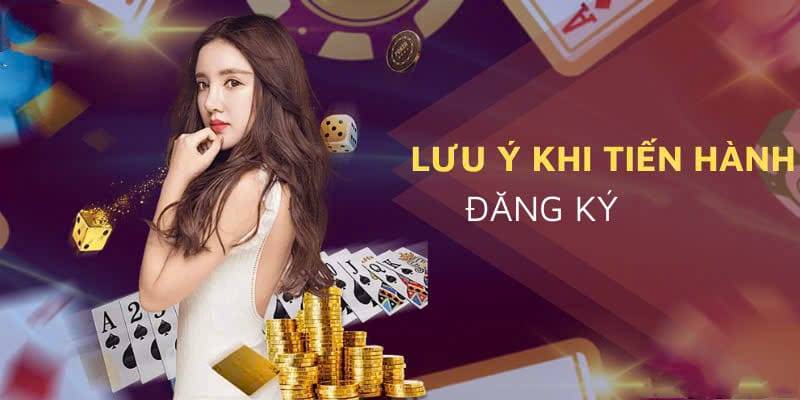 Lưu ý quan trọng khi người chơi tiến hành đăng ký HUBET